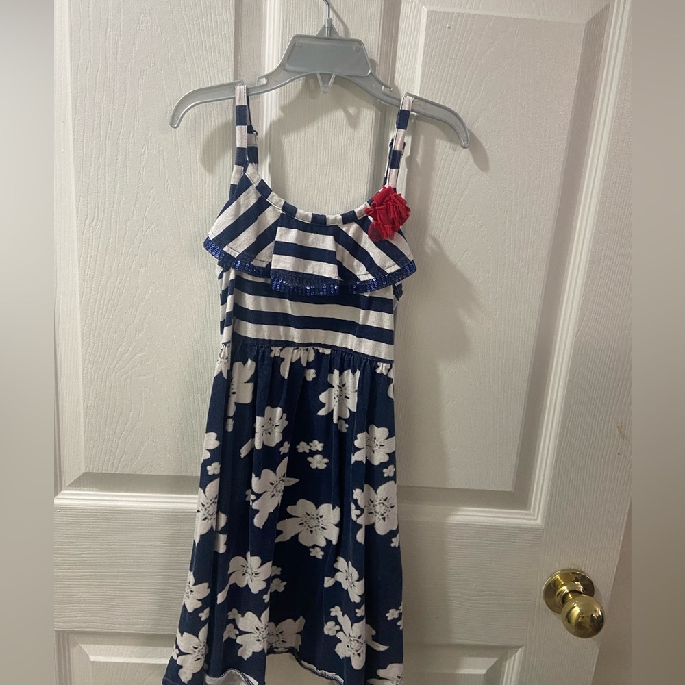 JUSTICE CUTE STRIPPED SUN DRESS
